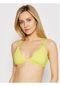 Polo Ralph Lauren Góra od bikini RL0JF89E Żółty. Kolor: żółty. Materiał: syntetyk #1