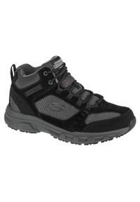 skechers - Buty trekkingowe męskie, Skechers Oak Canyon – Ironhide. Zapięcie: sznurówki. Kolor: czarny, szary, wielokolorowy. Materiał: materiał, skóra. Szerokość cholewki: normalna