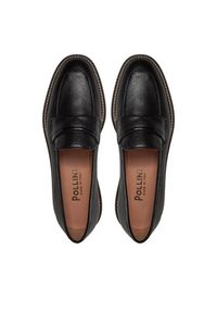 Pollini Lordsy SA10033G1ITD200A Czarny. Kolor: czarny. Materiał: skóra