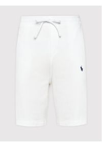 Polo Ralph Lauren Szorty sportowe 710704271004 Biały Regular Fit. Kolor: biały. Materiał: bawełna. Styl: sportowy