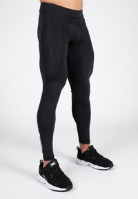 GORILLA WEAR - Winchester Rajstopy męskie - Czarny. Kolor: czarny. Sport: fitness