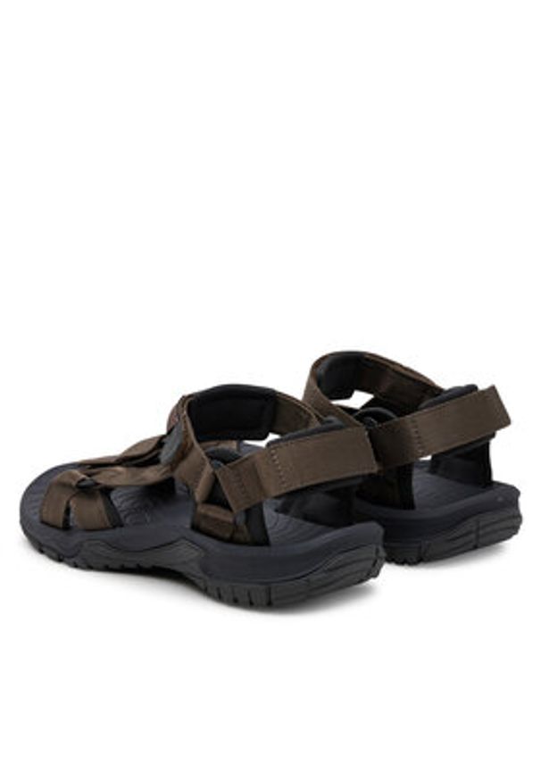 Jack Wolfskin Sandały Lakewood Ride Sandal M 4019021 Brązowy. Kolor: brązowy. Materiał: materiał