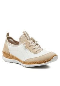 Rieker Sneakersy N4253-80 Biały. Kolor: biały