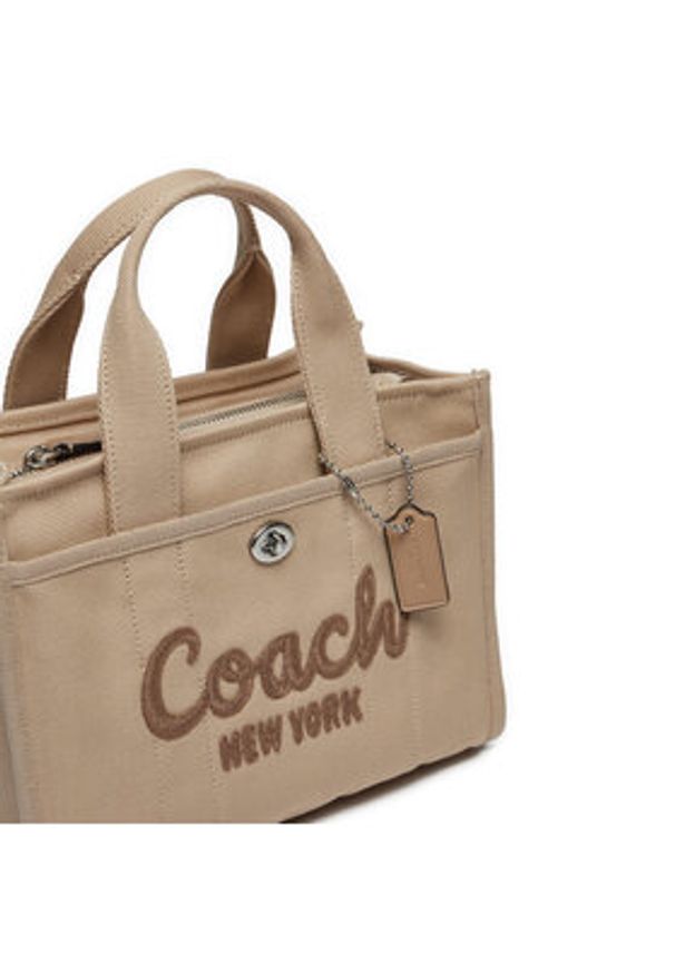 Coach Torebka Cargo CP164 Beżowy. Kolor: beżowy