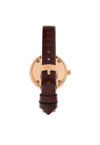 Emporio Armani Zegarek AR11357 Czerwony. Kolor: czerwony. Materiał: skóra #2