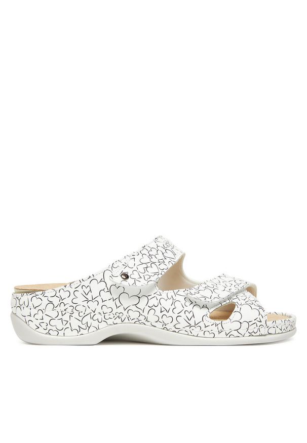 Klapki Berkemann. Wzór: kolorowy