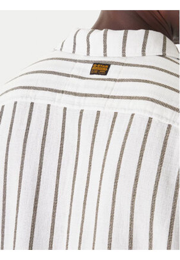 G-Star RAW - G-Star Raw Koszula One Pocket D26183-D916 Niebieski Regular Fit. Kolor: niebieski. Materiał: bawełna