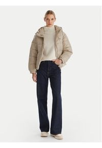 Calvin Klein Jeans Kurtka zimowa LV047D505G Beżowy Relaxed Fit. Kolor: beżowy. Materiał: syntetyk. Sezon: zima #3