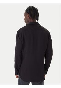 Hugo - HUGO Koszula Kenno 50550513 Czarny Slim Fit. Kolor: czarny. Materiał: wiskoza #4