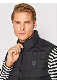 Marc O'Polo Kamizelka B21 0960 72022 Czarny Regular Fit. Typ kołnierza: polo. Kolor: czarny. Materiał: syntetyk #3