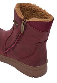 Go Soft Botki CEO-INES WS5921-03 Bordowy. Kolor: czerwony. Materiał: materiał #2