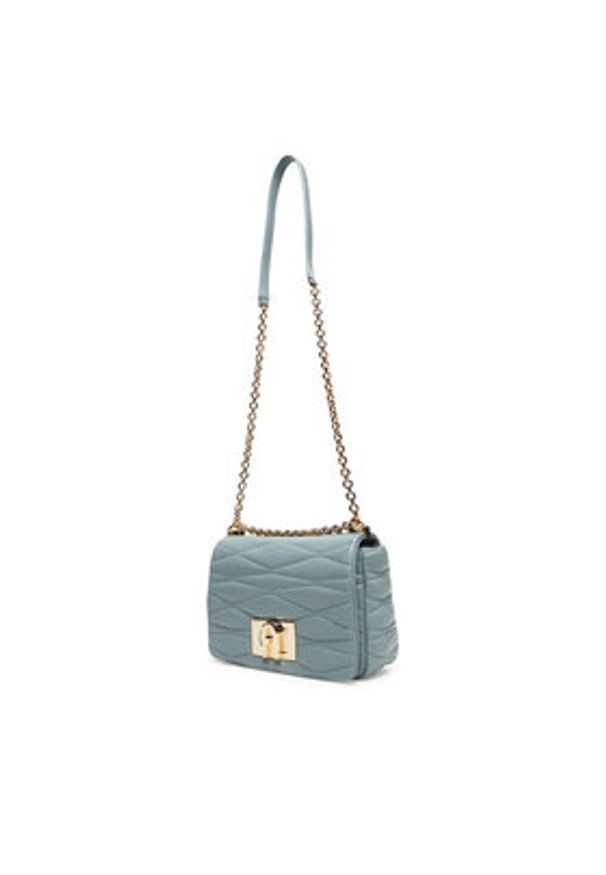Furla Torebka WB01671 BX3221 CN 3963S Błękitny. Kolor: niebieski. Materiał: skórzane