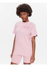 Ellesse T-Shirt Loftini SGR17780 Różowy Regular Fit. Kolor: różowy. Materiał: bawełna #1