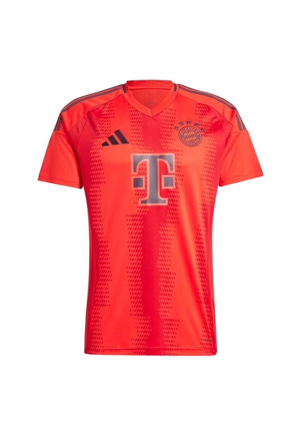 Adidas - Koszulka FC Bayern 24/25 Home. Kolor: czerwony. Materiał: materiał