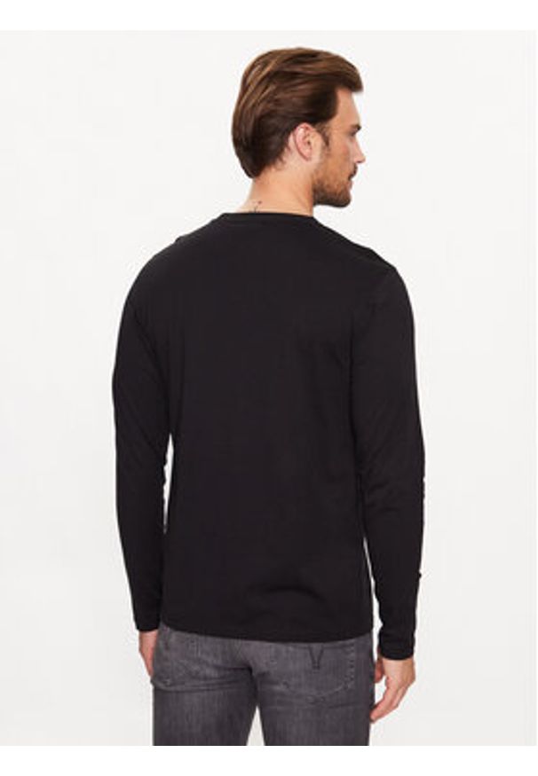 JOOP! Jeans Longsleeve 30033284 Czarny Modern Fit. Kolor: czarny. Materiał: bawełna. Długość rękawa: długi rękaw