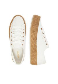 Jenny - JENNY Espadryle EMMA WSK1576-05 Biały. Kolor: biały. Materiał: materiał #8