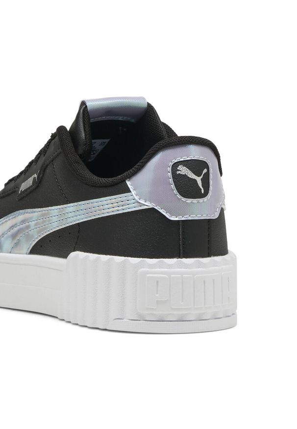 Puma - Młodzieżowe sneakersy Carina 3.0 Space Belle PUMA Black Cool Blue. Kolor: czarny, niebieski, wielokolorowy. Sport: turystyka piesza, tenis