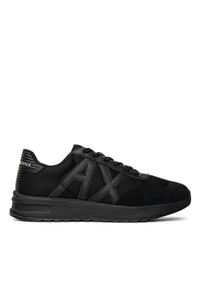 Sneakersy męskie czarne Armani Exchange XUX071 XV527 K001. Kolor: czarny