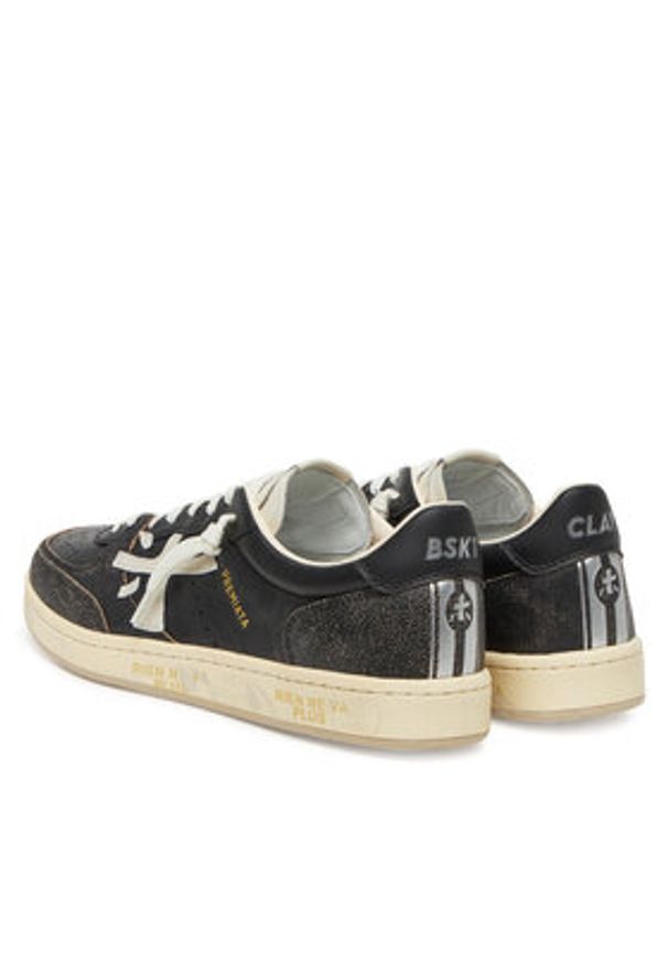 Premiata Sneakersy Bskt Clay Var 7265 Czarny. Kolor: czarny. Materiał: skóra