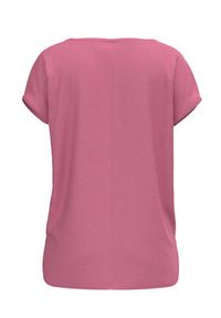 ICHI T-Shirt 20109945 Różowy Regular Fit. Kolor: różowy #5