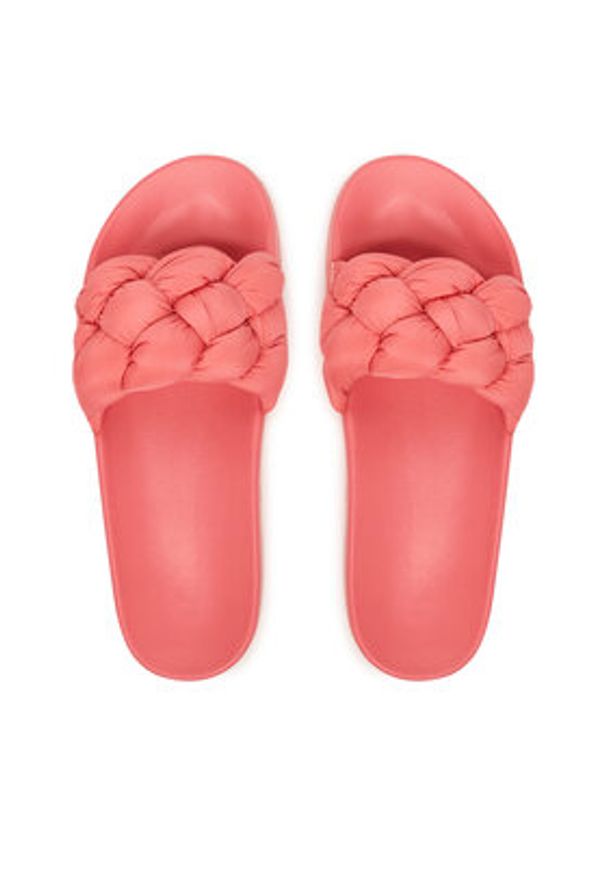 Tommy Jeans Klapki Tjw Braided Slides EN0EN02975 Różowy. Kolor: różowy. Materiał: materiał