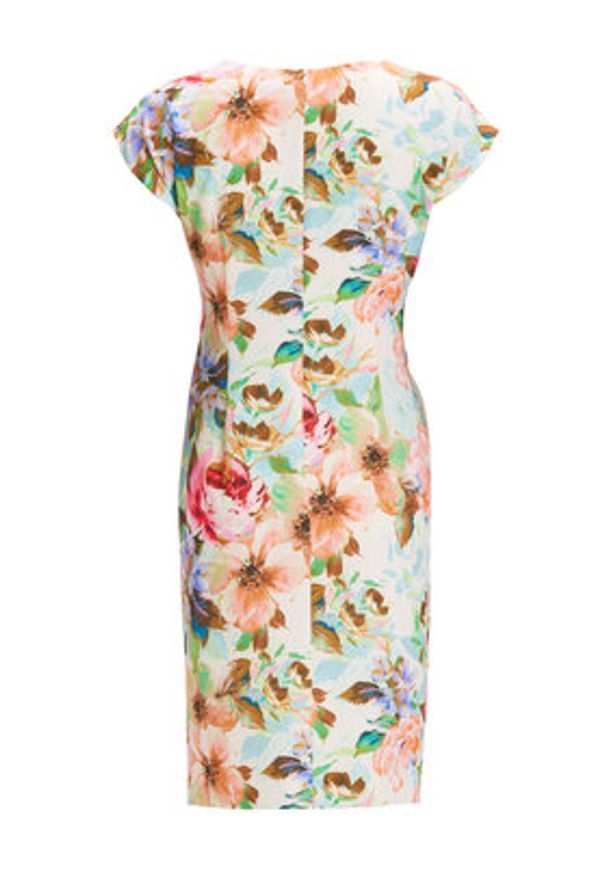 Swing Sukienka koktajlowa 5AI20700 Kolorowy Regular Fit. Materiał: syntetyk. Wzór: kolorowy. Styl: wizytowy