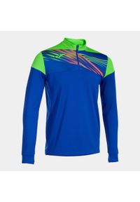 Bluza Joma Elite X. Kolor: niebieski, zielony, wielokolorowy. Materiał: poliester, elastan. Sport: bieganie #1