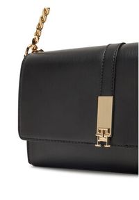 TOMMY HILFIGER - Tommy Hilfiger Torebka Th Heritage Conv Crossover Chain AW0AW17223 Czarny. Kolor: czarny. Materiał: skórzane #5