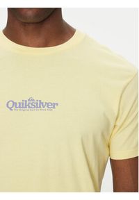 Quiksilver T-Shirt EQYZT08062 Żółty Regular Fit. Kolor: żółty. Materiał: bawełna