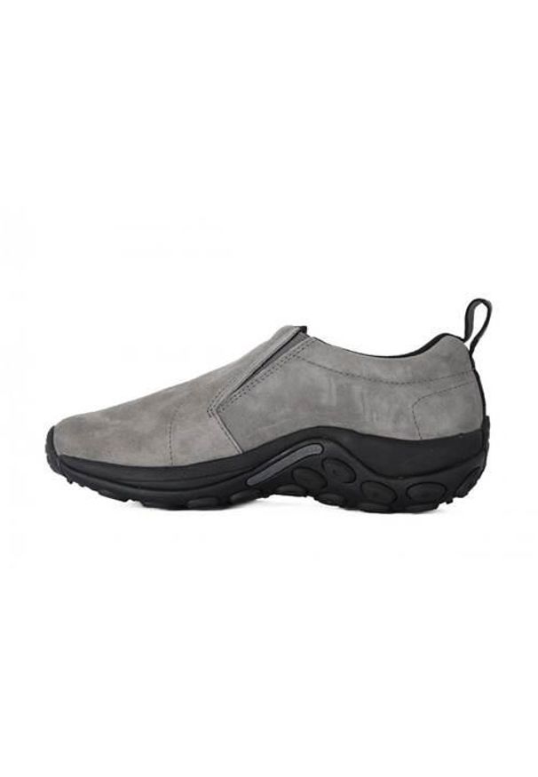 Buty do chodzenia męskie Merrell Jungle Moc. Zapięcie: bez zapięcia. Kolor: szary. Materiał: guma, materiał, syntetyk. Szerokość cholewki: normalna. Sport: turystyka piesza