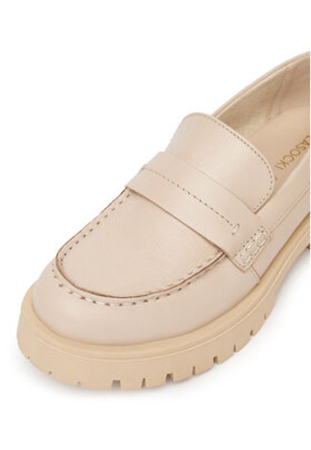 Lasocki Loafersy ARC-BEA-02 Beżowy. Kolor: beżowy. Materiał: skóra
