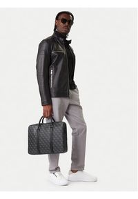 Guess Torba na laptopa HMMILO P6169 Czarny. Kolor: czarny. Materiał: skóra #5