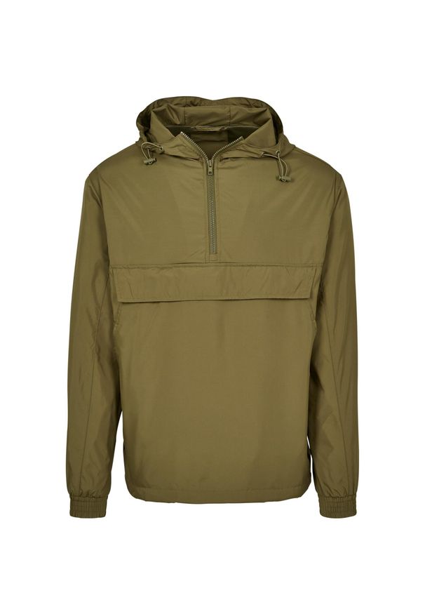 BUILD YOUR BRAND - Kurtka Unisex Basic Pull Over Dla Dorosłych. Kolor: zielony