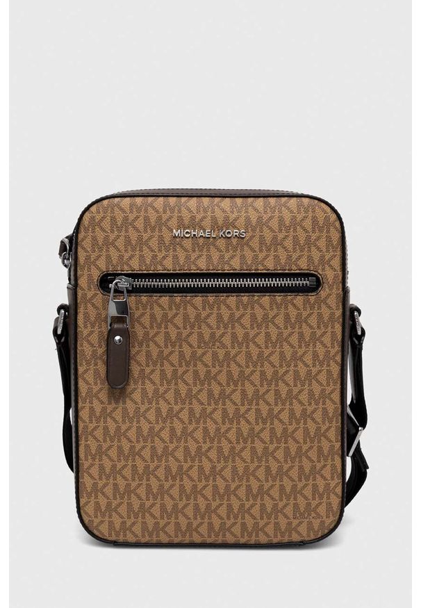 Michael Kors saszetka kolor beżowy. Kolor: beżowy