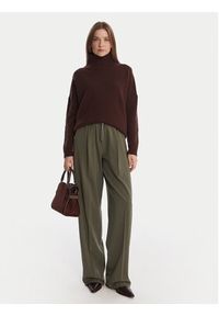 Marella Spodnie materiałowe Vanto 2523136065 Zielony Regular Fit. Kolor: zielony. Materiał: syntetyk