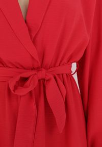 Born2be - Czerwona Sukienka Gryntarish. Kolor: czerwony. Materiał: materiał, zamsz. Typ sukienki: proste. Długość: mini #5
