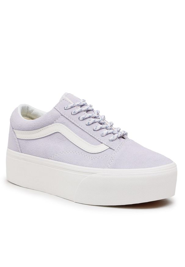 Tenisówki Vans Old Skool Stac VN0A7Q5MSQT1 Misty Rose. Kolor: fioletowy. Materiał: skóra, zamsz. Model: Vans Old Skool