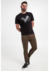 Les Hommes - T-shirt LES HOMMES. Długość rękawa: krótki rękaw. Długość: krótkie. Wzór: nadruk #4