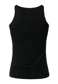 ENDURANCE - Koszulka do jogi Athlecia Mota Slub Top. Kolor: czarny. Materiał: elastan, poliester. Sport: joga i pilates