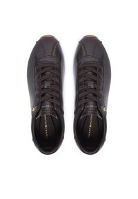 TOMMY HILFIGER - Tommy Hilfiger Sneakersy Bella Sneaker Leather FW0FW09495 Brązowy. Kolor: brązowy. Materiał: skóra #5