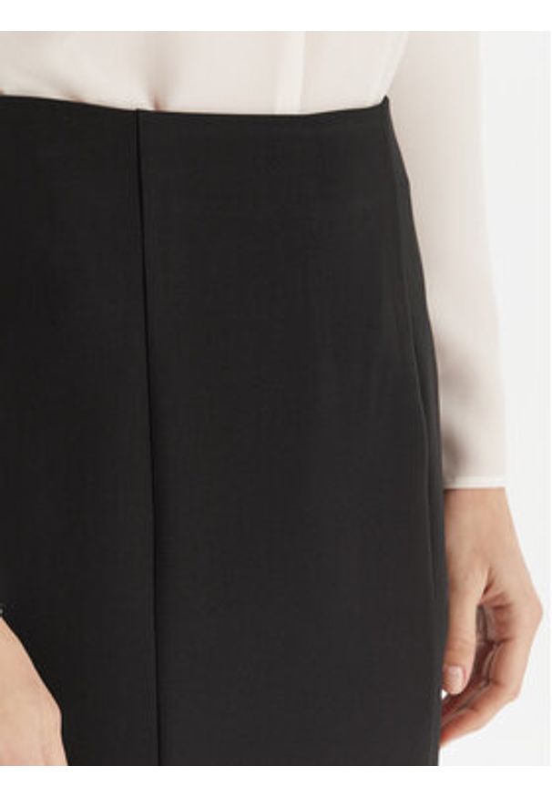 ACCESS FASHION Spódnica midi 54-6027-168 Czarny Regular Fit. Kolor: czarny. Materiał: syntetyk