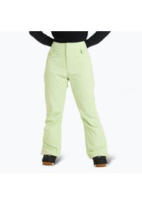 Roxy - Spodnie snowboardowe damskie ROXY Diversion. Kolor: zielony. Sezon: zima. Sport: snowboard