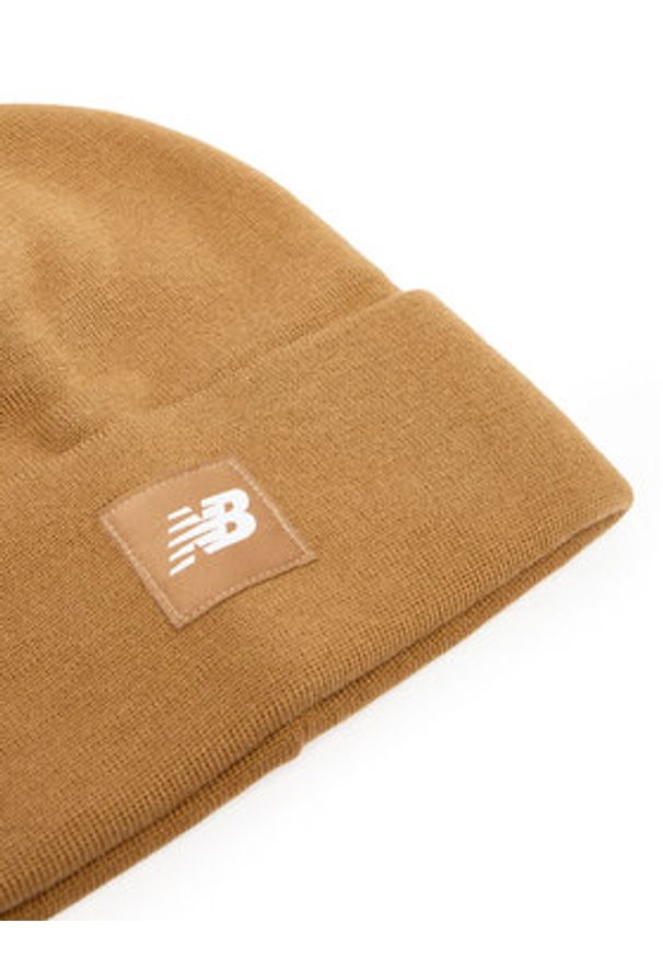 New Balance Czapka LAH13034GIN Brązowy. Kolor: brązowy. Materiał: materiał