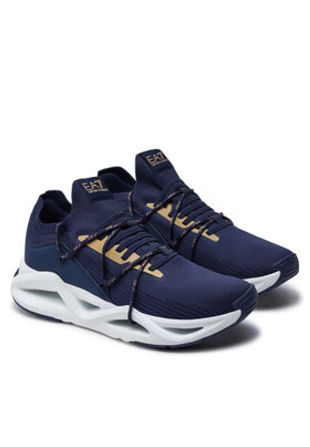 EA7 Emporio Armani Sneakersy X8X087 XK227 U043 Czarny. Kolor: czarny. Materiał: materiał