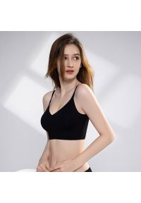 Intica - Biustonosz z wycięciem na plecach do codziennego użytku Melis. Kolor: biały. Materiał: materiał #2