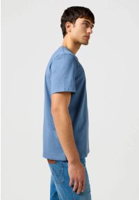 Wrangler - MESKA KOSZULKA WRANGLER SIGN OFF TEE DUSTY BLUE 112362680 #5