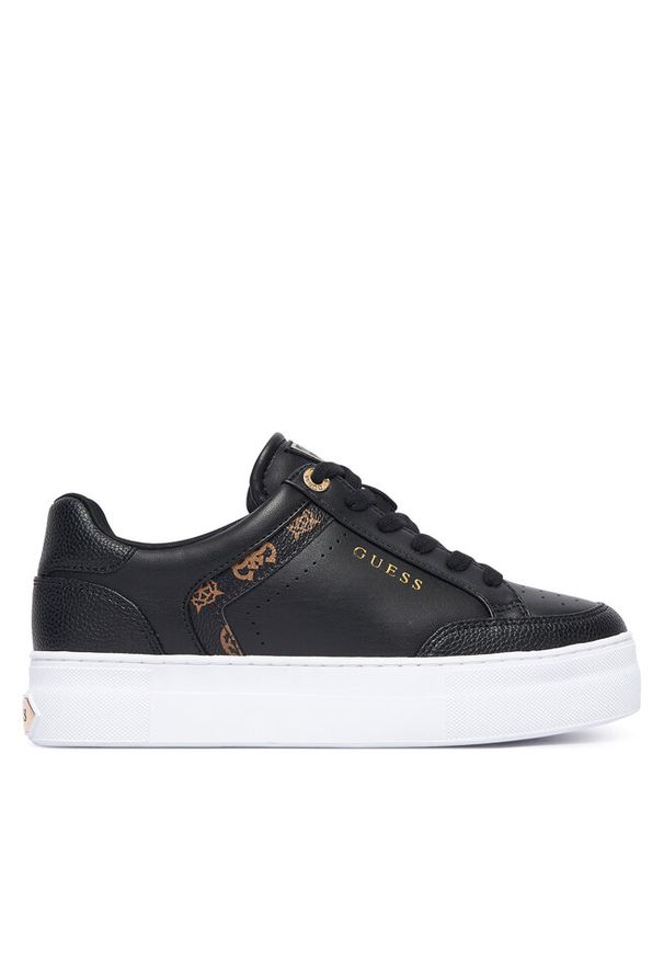 Sneakersy Guess. Kolor: czarny