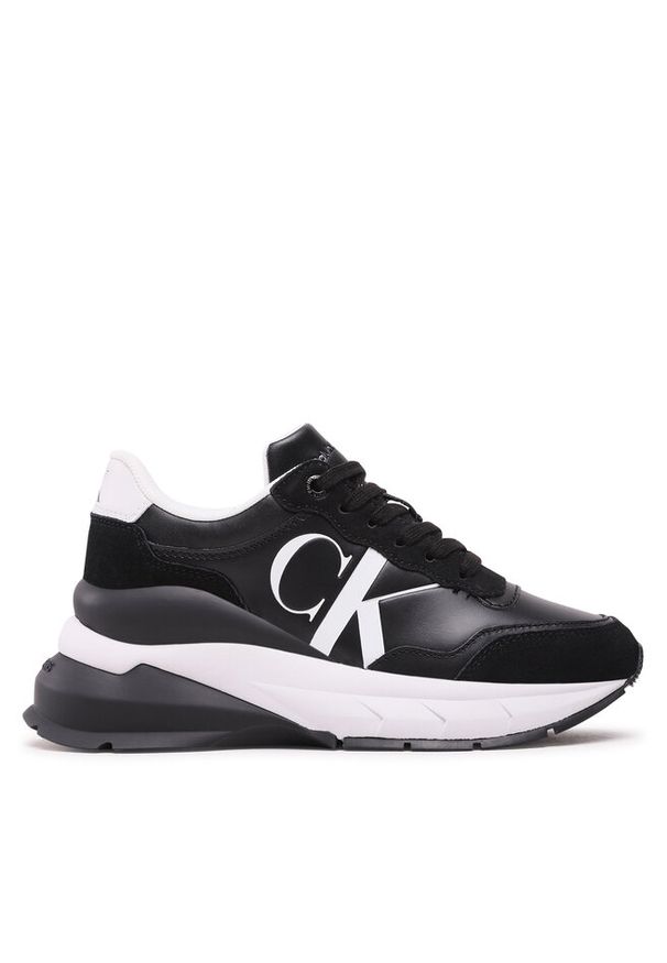 Sneakersy Calvin Klein Jeans. Kolor: czarny