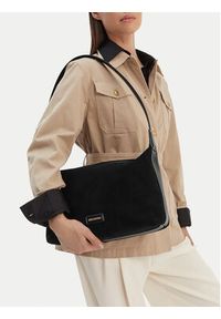 Gino Rossi - GINO ROSSI Torebka EO-LA224-19149 Czarny. Kolor: czarny. Materiał: zamszowe, skórzane #6