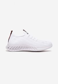Born2be - Białe Buty Sportowe Cillitrite. Nosek buta: okrągły. Zapięcie: bez zapięcia. Kolor: biały. Materiał: materiał. Szerokość cholewki: normalna